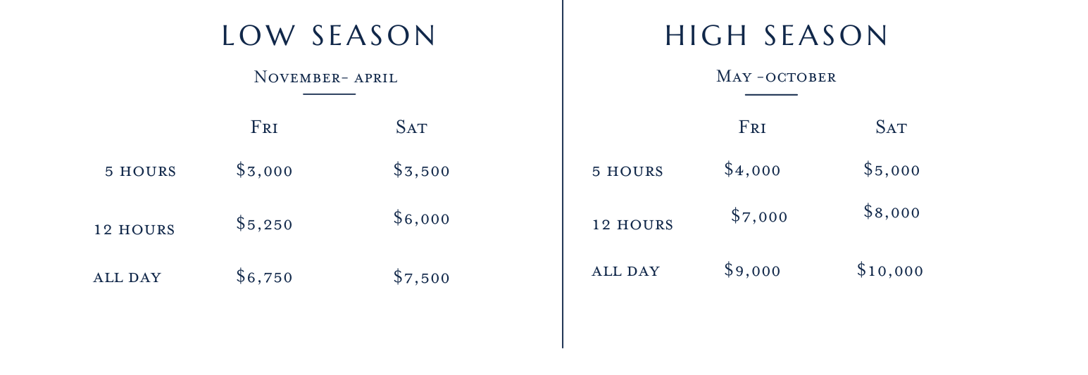 Wedding Pricing Catalog 5.29.25 Wedding Pricing Catalog 5.29.25